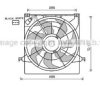 AVA QUALITY COOLING KA7522 Fan, radiator